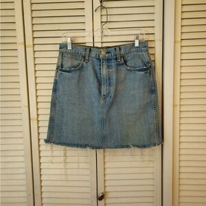 Rag & Bone Denim Mini Skirt.